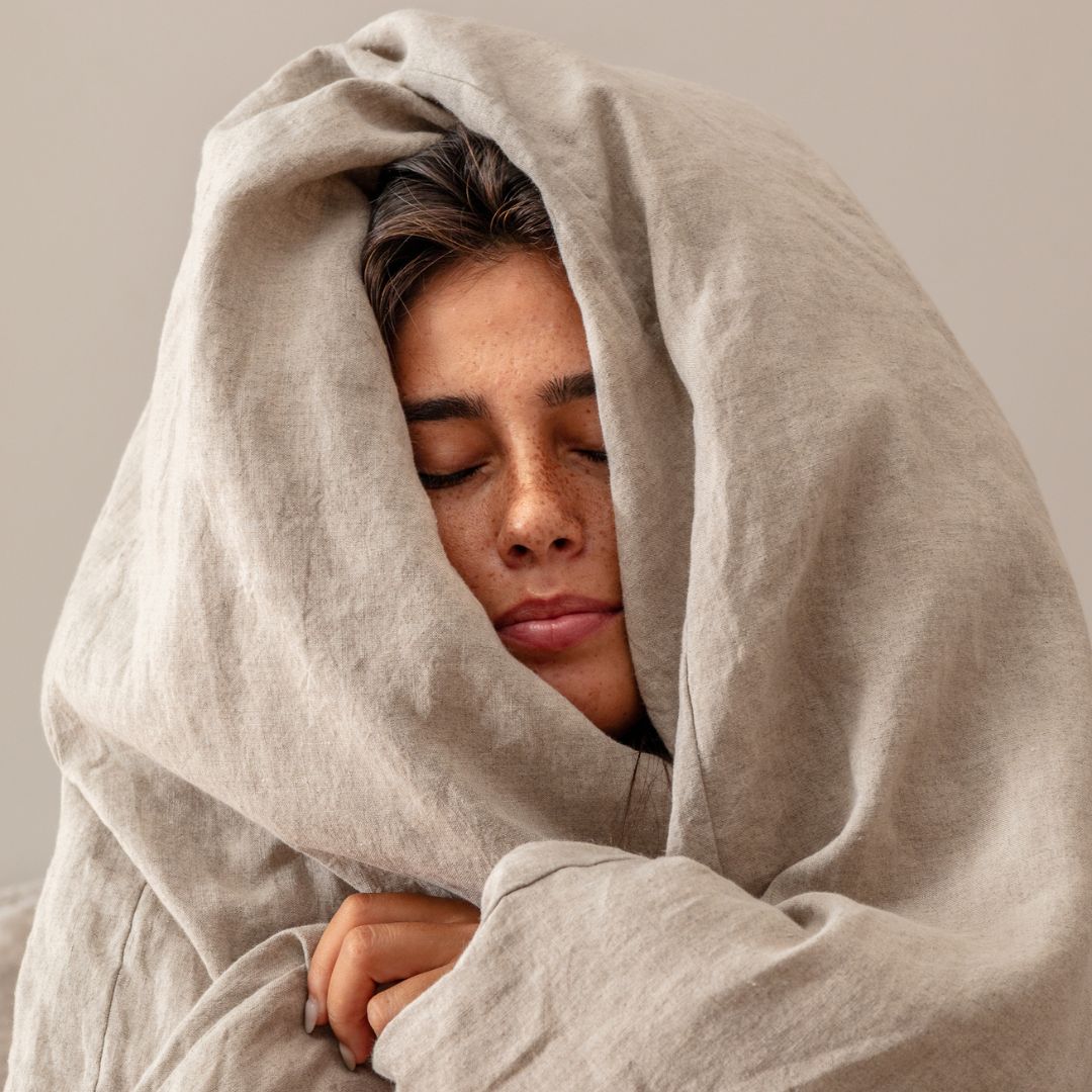 Lniana poszwa na kołdrę - naturalna 4 Lniana poszwa na kołdrę - naturalna - obrazek 4