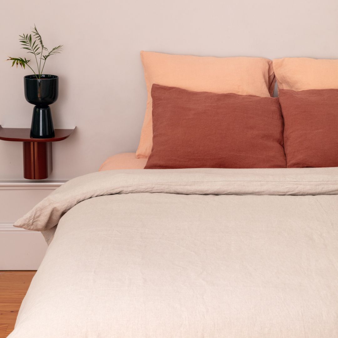 Lniana poszwa na kołdrę - naturalna 5 Lniana poszwa na kołdrę - naturalna - obrazek 5